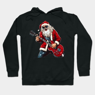 Guitar Santa Hoodie